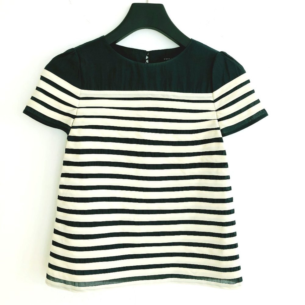 Marc by Marc Jacobs Black and White Stripe Shirt